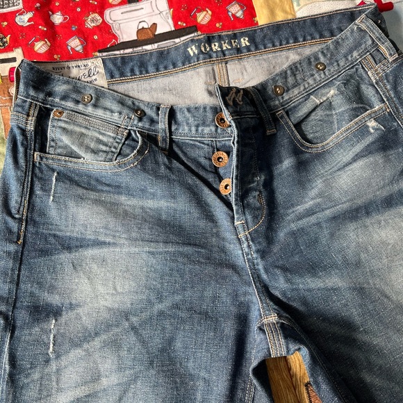 Madewell Rivet &Thread “Worker” denim. Sz27 - Picture 4 of 13